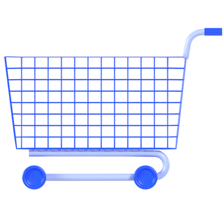 Shopping cart  3D Illustration