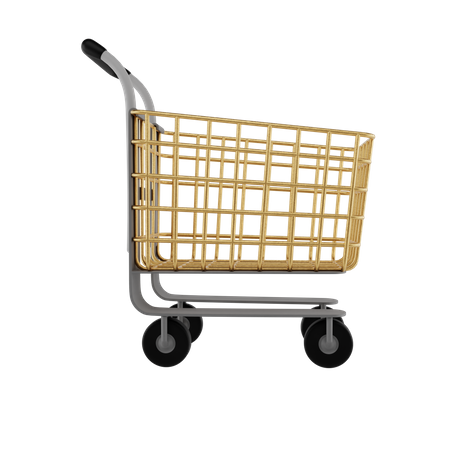 Shopping Cart  3D Illustration