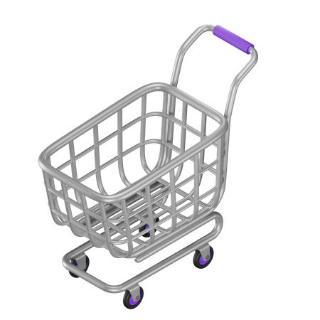 Shopping Cart  3D Illustration