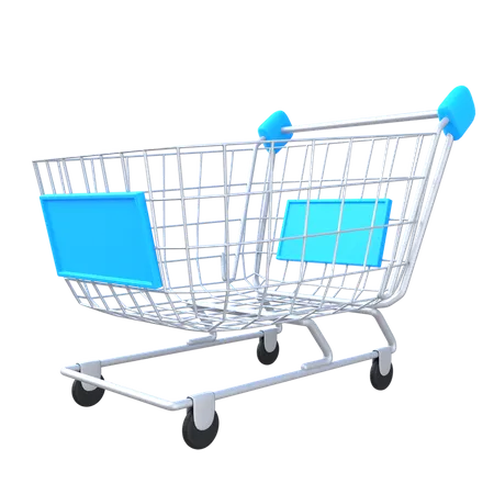 Shopping Cart  3D Illustration