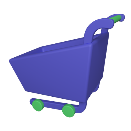 Shopping Cart  3D Illustration