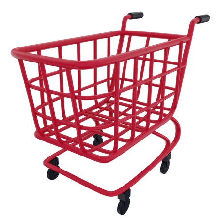 Shopping Cart  3D Illustration