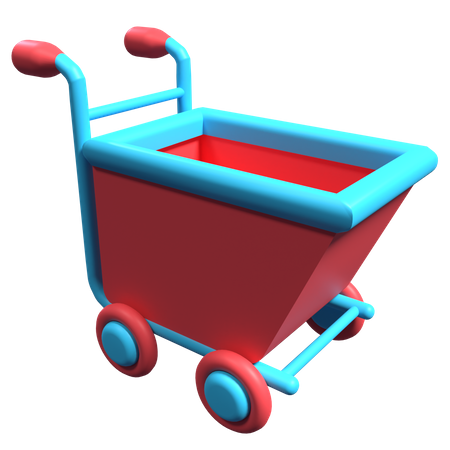 Shopping Cart  3D Illustration