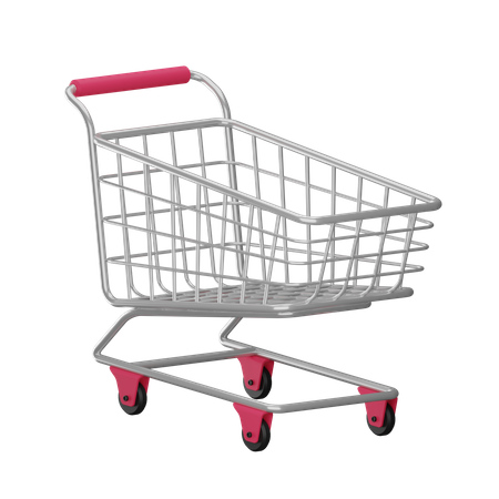 Shopping Cart  3D Illustration