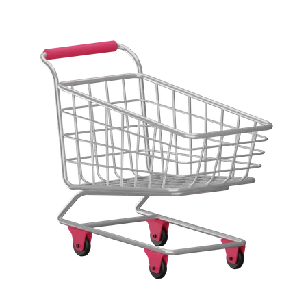 Shopping Cart  3D Illustration