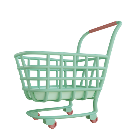 Shopping Cart  3D Illustration