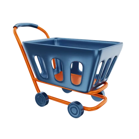 Shopping Cart  3D Illustration