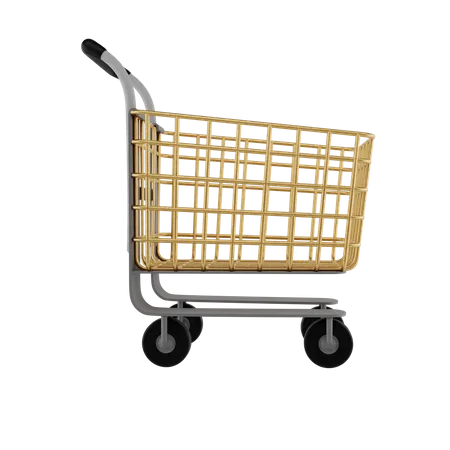 Shopping Cart  3D Illustration