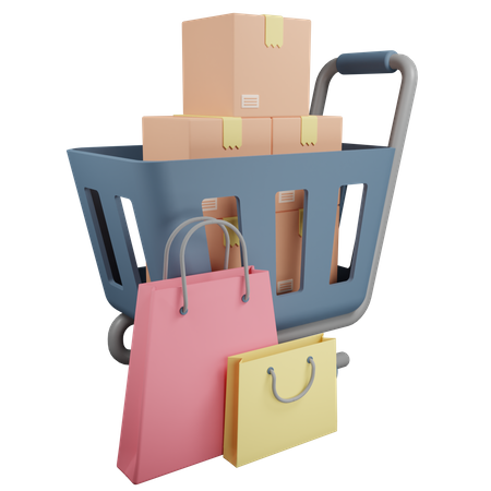 Shopping Cart  3D Icon