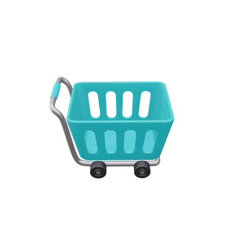 Shopping Cart Ecommerce Icon 3 D 3D Icon