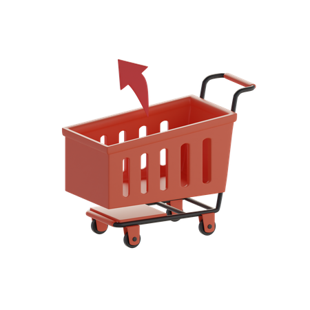 Shopping cart  3D Icon