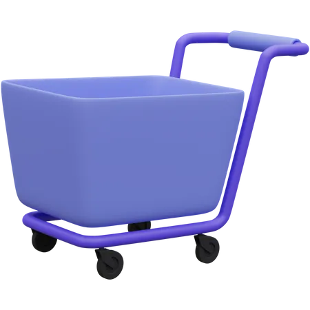 Shopping Cart 3 D Icon Illustration 3D Icon