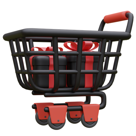 Shopping Cart  3D Icon