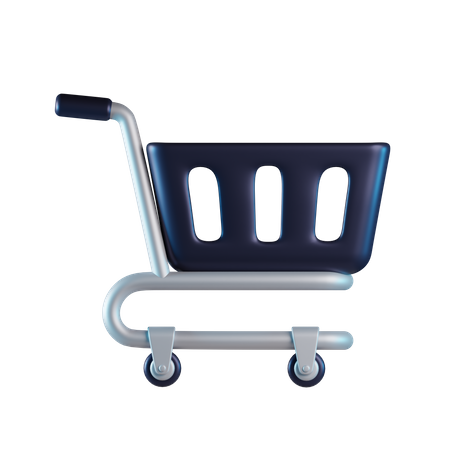 Shopping cart empty  3D Icon