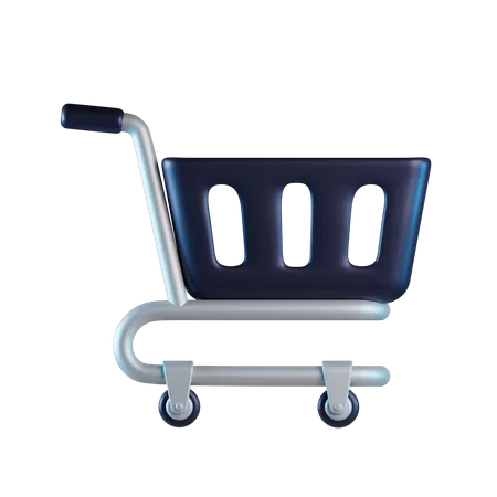Shopping cart empty  3D Icon
