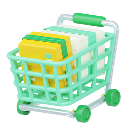 Shopping Cart Item  3D Icon