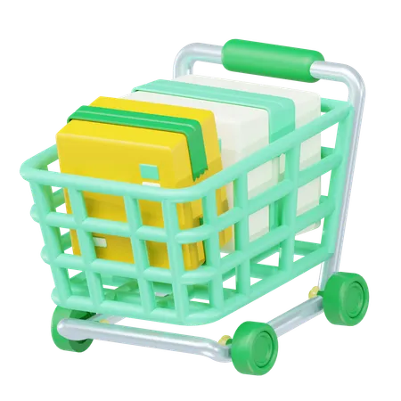 Shopping Cart Item  3D Icon