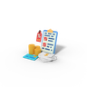 shopping folder emoji 3d