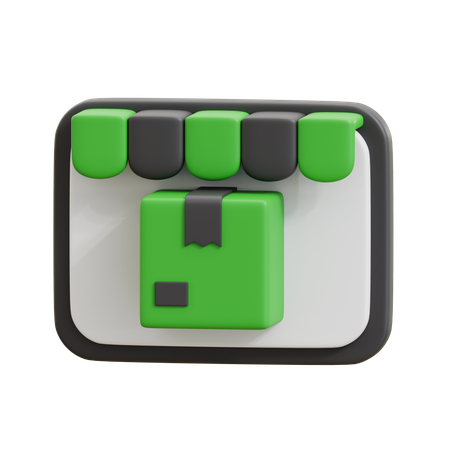 쇼핑 결제  3D Icon