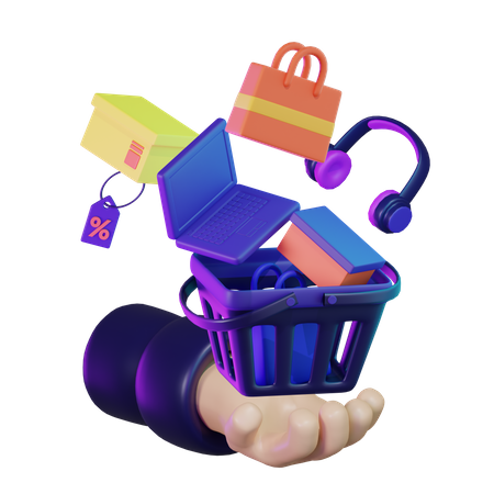 Shopping Checkout  3D Icon