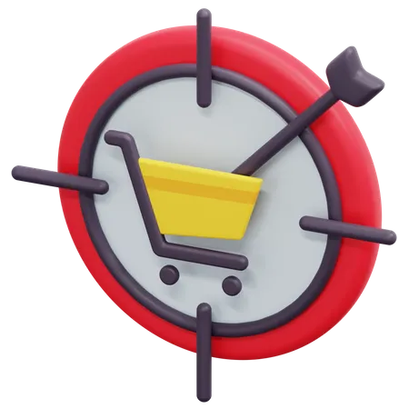 Cible d'achat  3D Icon