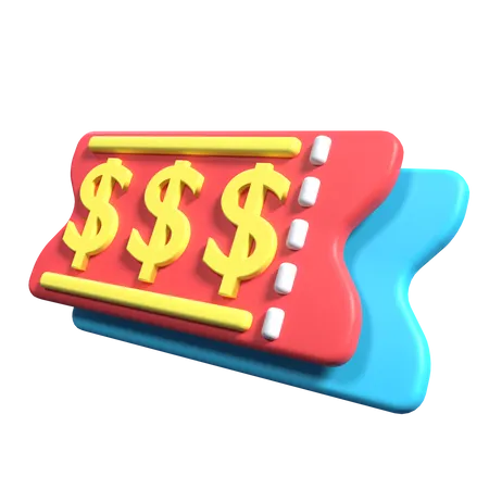 Shopping Coupon  3D Illustration