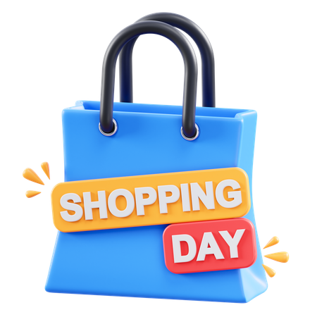 Shopping Day  3D Icon