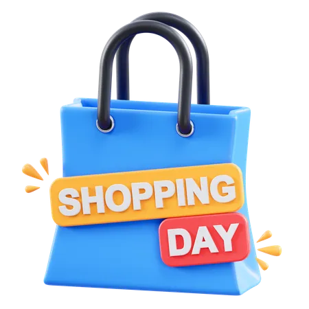 Shopping Day  3D Icon