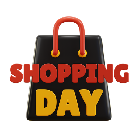 Shopping Day  3D Icon