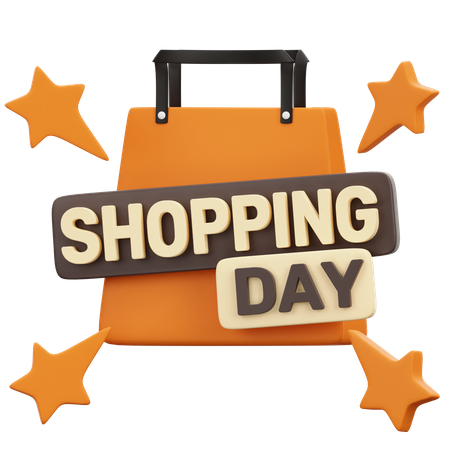 Shopping Day  3D Icon