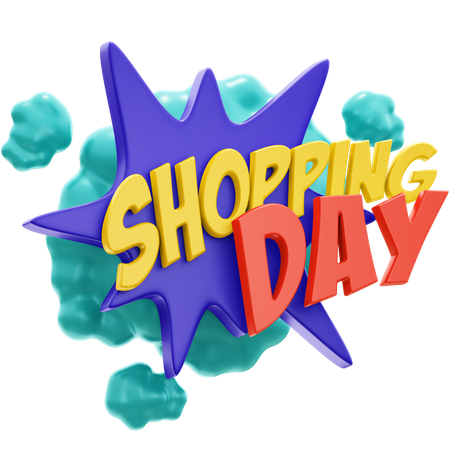 Shopping Day  3D Icon