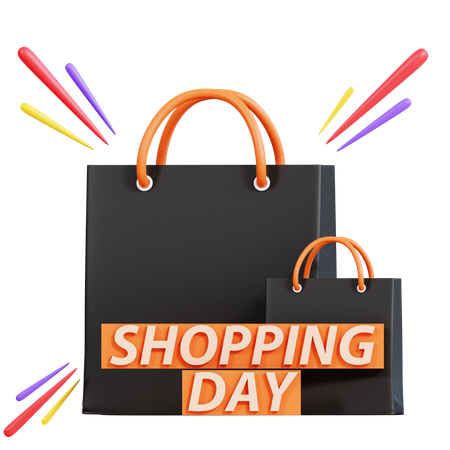 Shopping Day  3D Icon