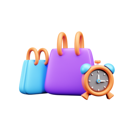 Shopping Deadline  3D Icon