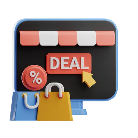 Shopping Deal  3D Icon