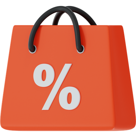 Shopping discount  3D Icon