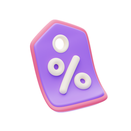 Shopping Discount  3D Icon