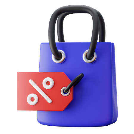 ショッピング割引  3D Icon