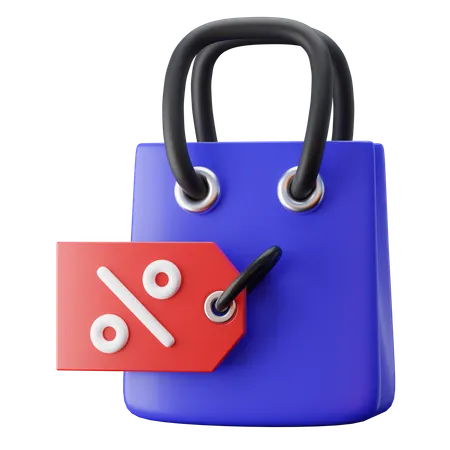 ショッピング割引  3D Icon