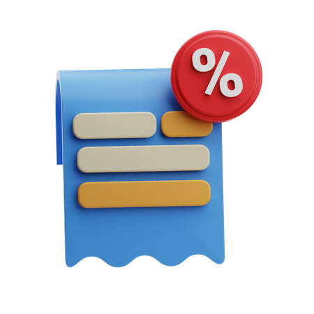 Shopping Discount  3D Icon
