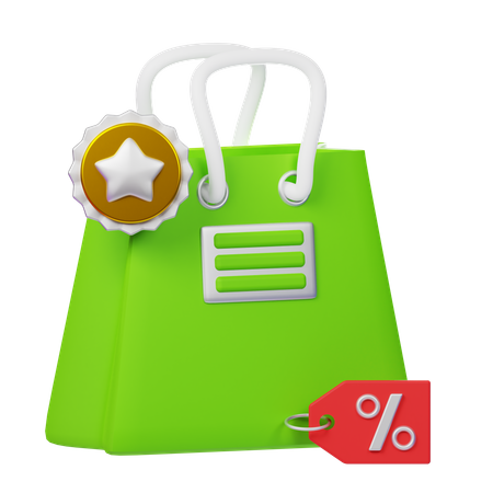 Shopping Discount  3D Icon