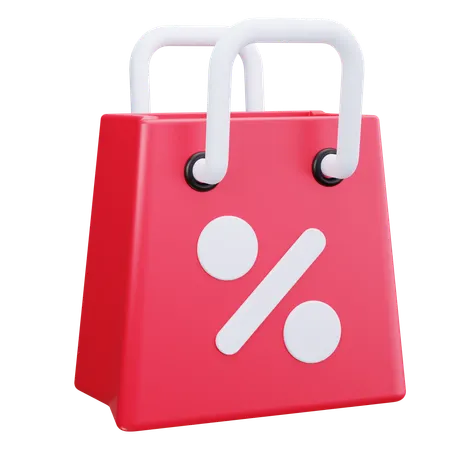 ショッピング割引  3D Icon