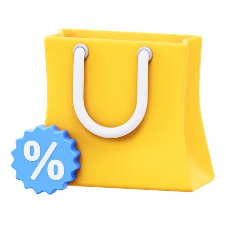 ショッピング割引  3D Icon