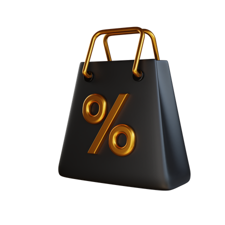 Shopping Discount  3D Icon