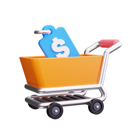 Shopping discount  3D Icon