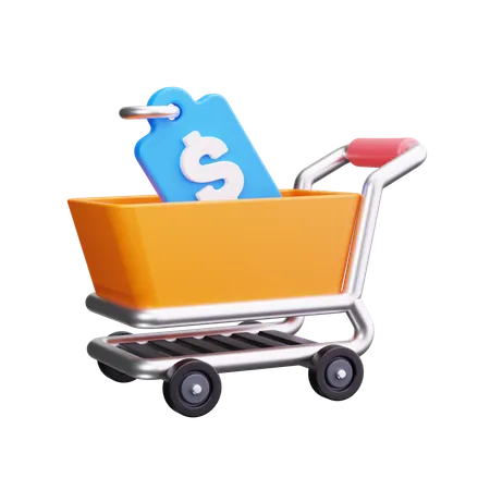 Shopping discount  3D Icon