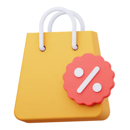 Shopping Discount  3D Icon