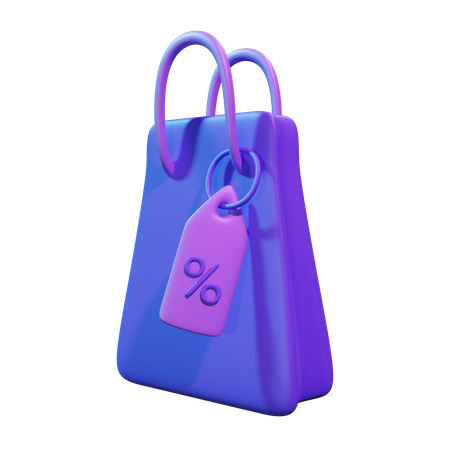 Shopping Discount  3D Icon