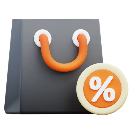 Shopping Discount  3D Icon