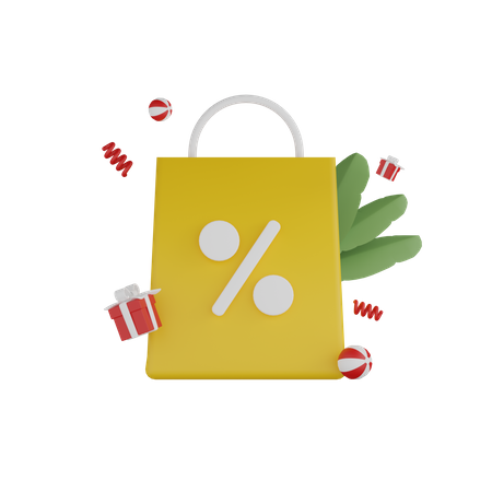 Shopping Discount  3D Icon