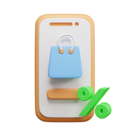 Shopping Discount  3D Icon